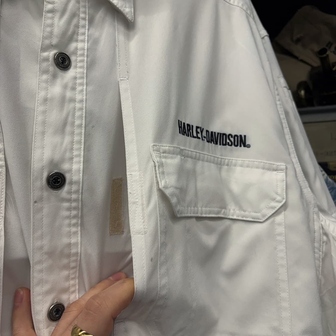 00s 할리데이비슨 유틸리티 라이더 셔츠 히든포켓 라이딩기어 N734 상품이미지7