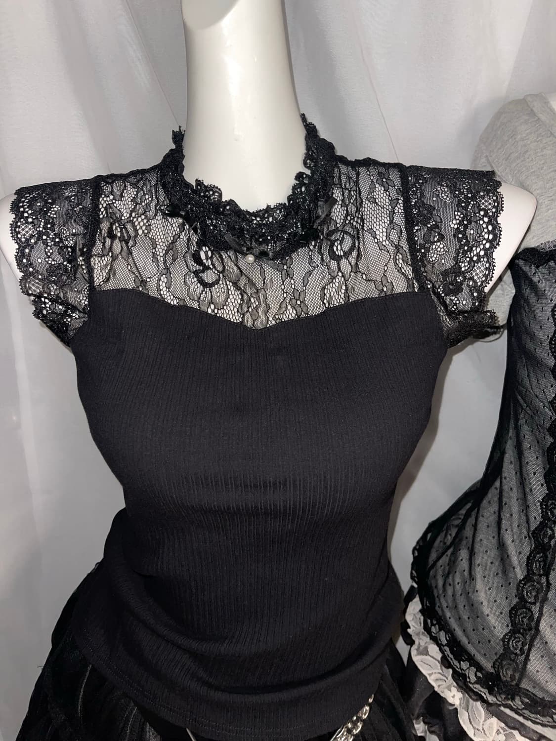 Axes femme top+gothic sha skirt 공겜여주 상품이미지2