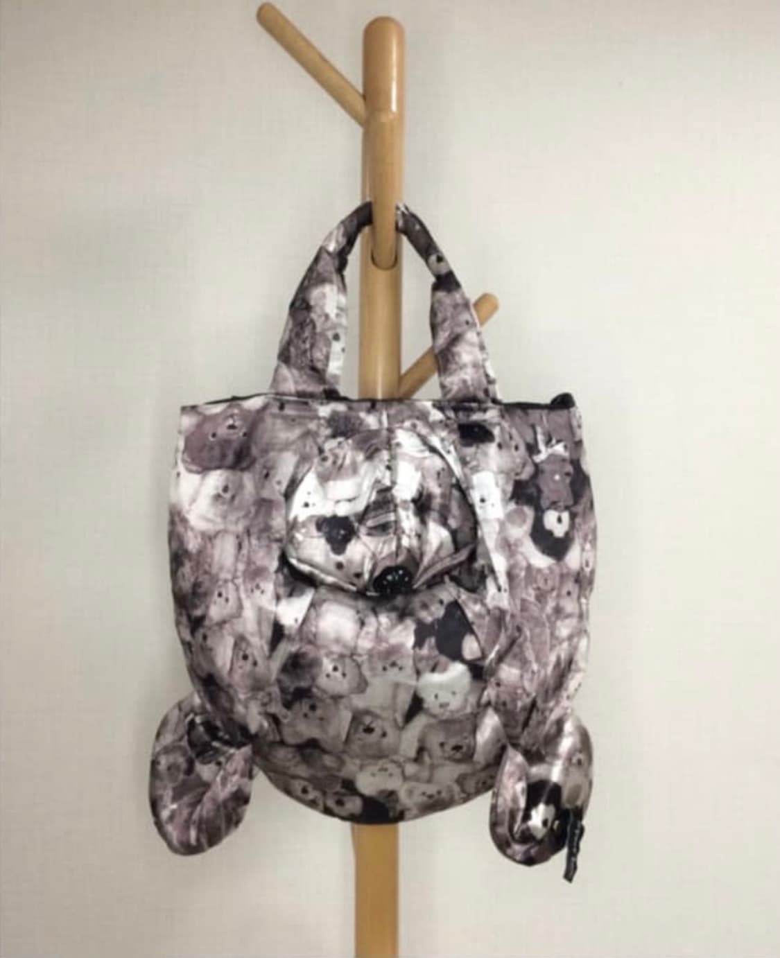 곰돌이 빈티지 토트백 상품이미지1