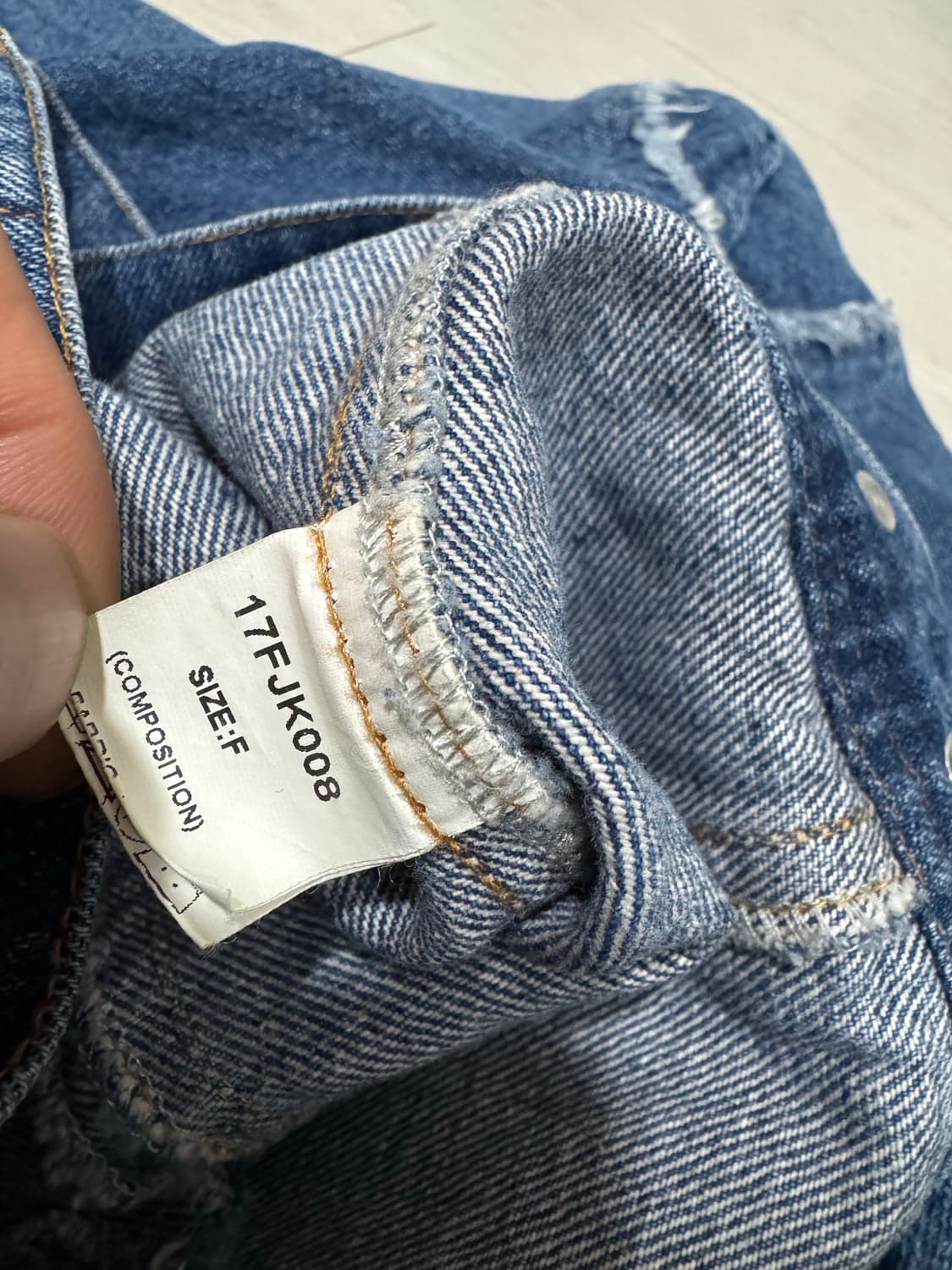 JS뉴욕 REPURPOSED 데님 자켓  상품이미지6