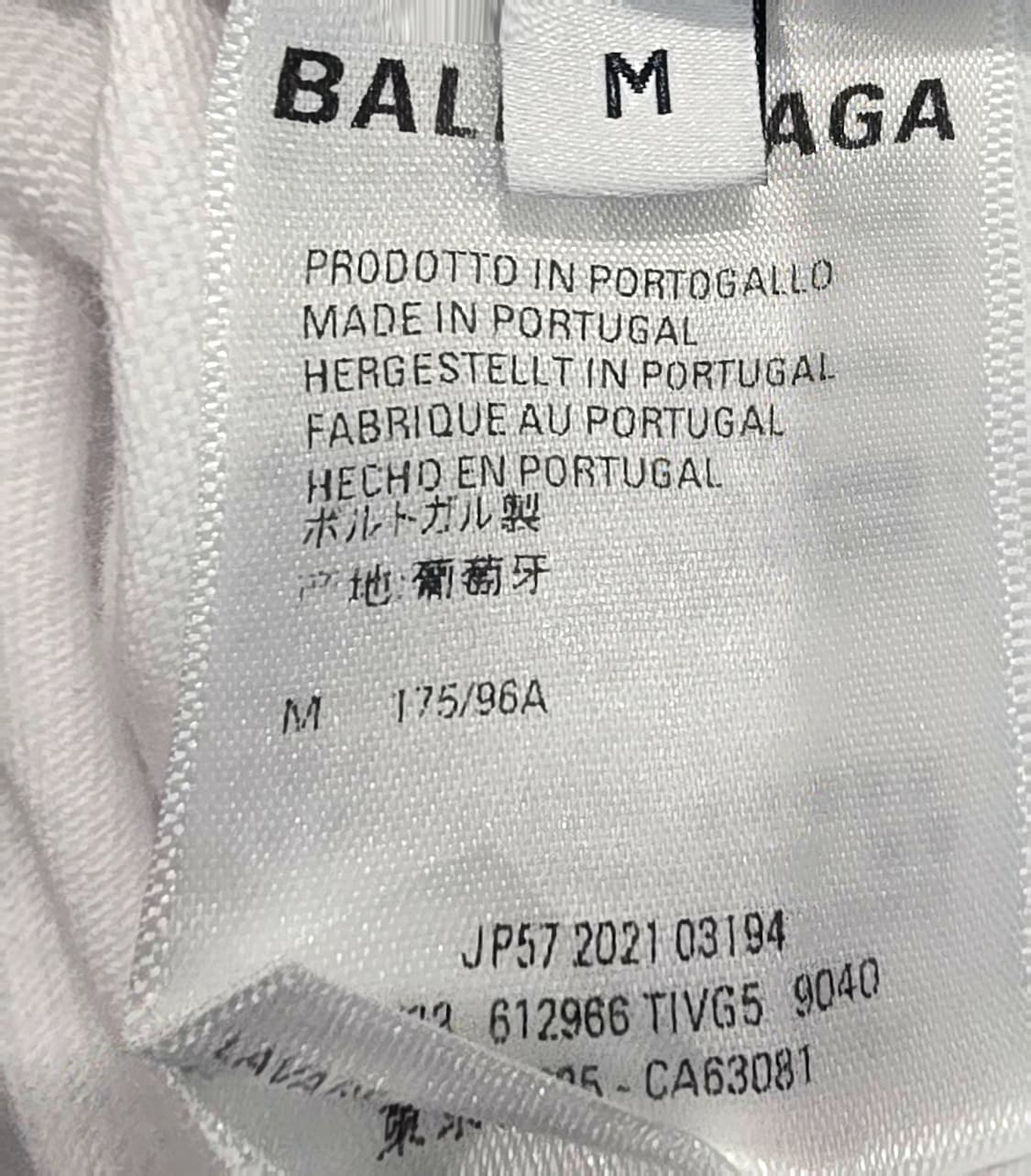 [중고/정품] 발렌시아가 오버핏 로고 티셔츠 상품이미지6