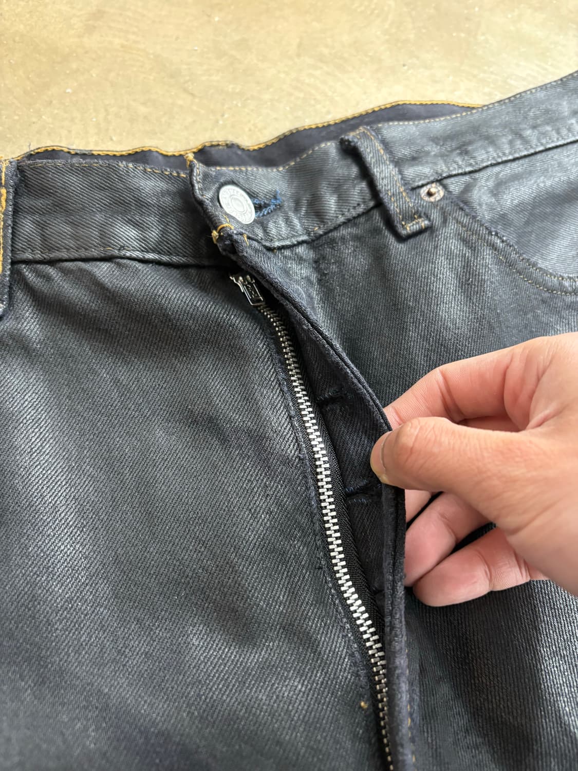 80s Levis 501 왁스 진 상품이미지8