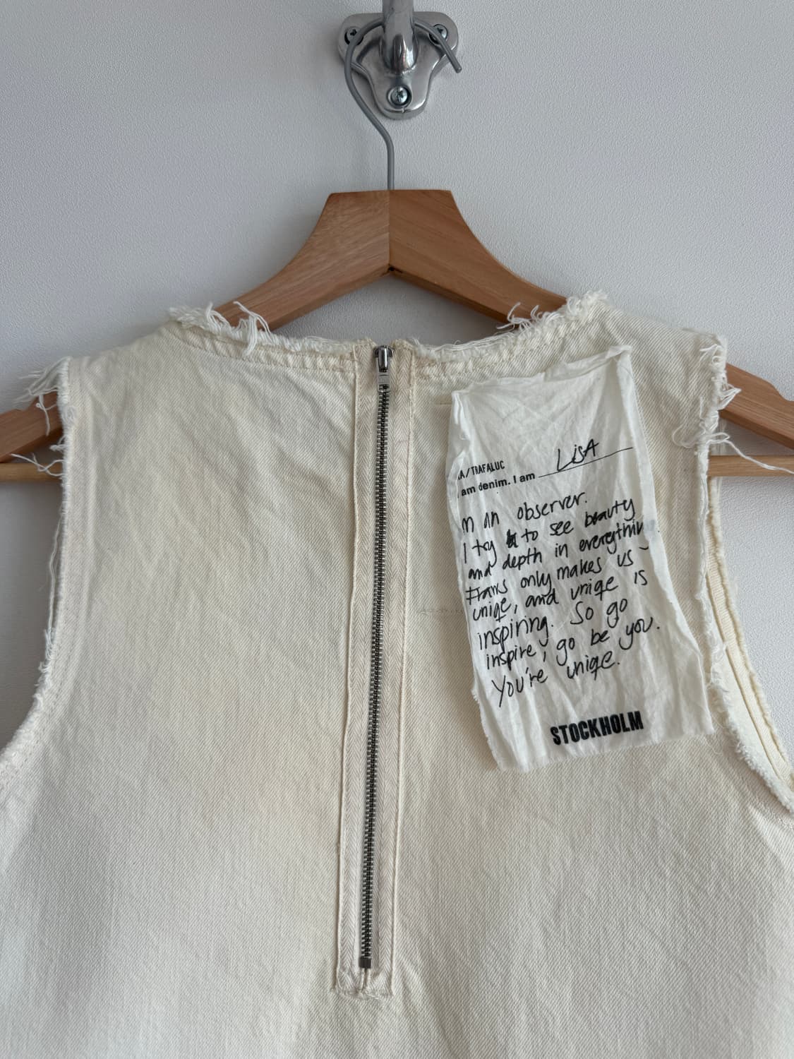 자라(ZARA) 디스트로이 코튼 슬리브리스 상품이미지6