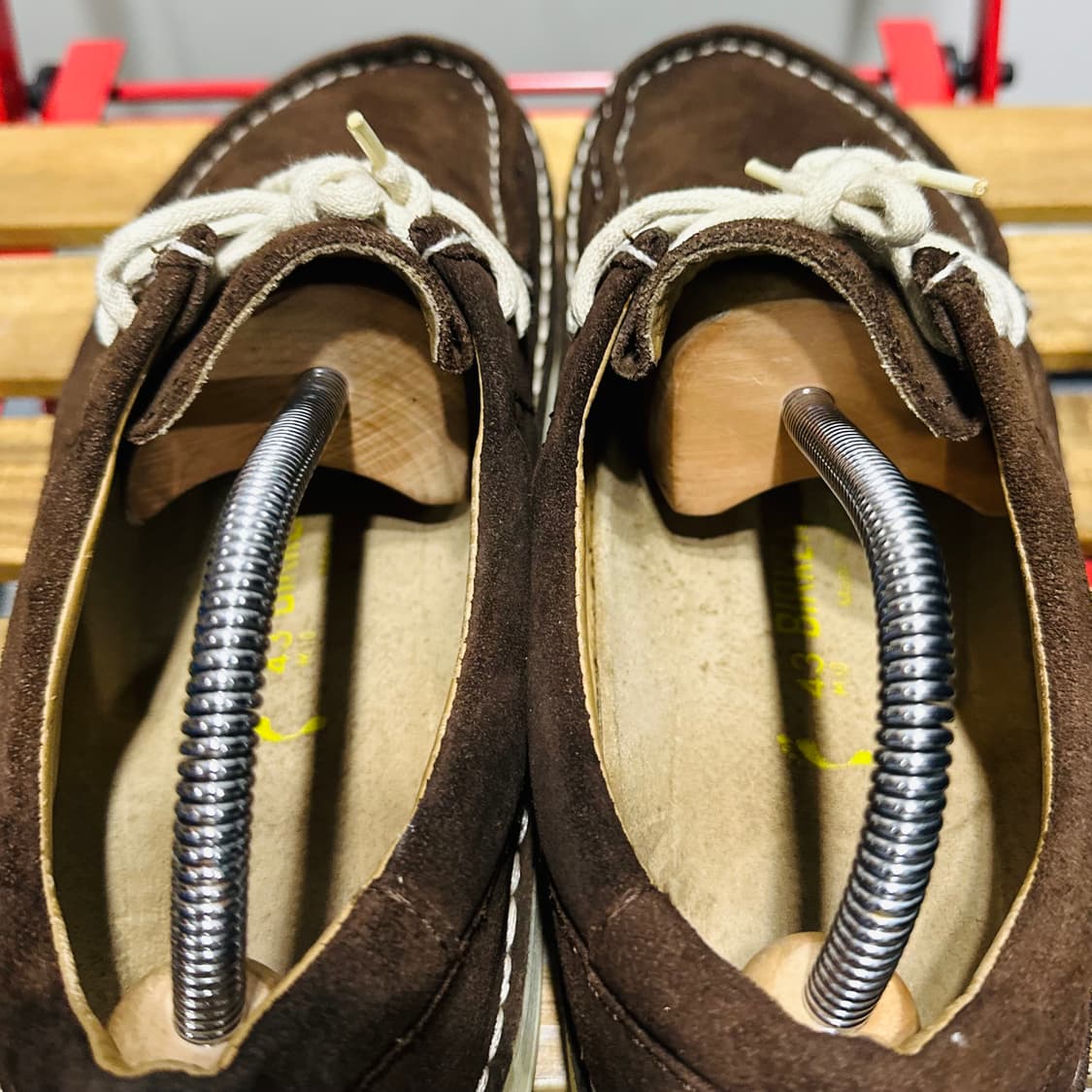 280) 버켄스탁 로퍼 남성 남자 로퍼 패서디나 브라운 스웨이드 상품이미지5