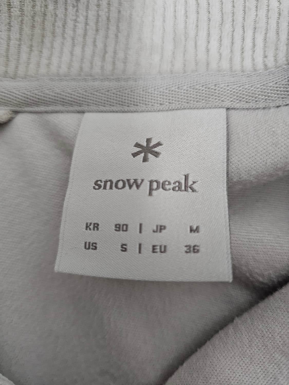 스노우피크 여성 코듀로이 스웻셔츠 M 상품이미지4