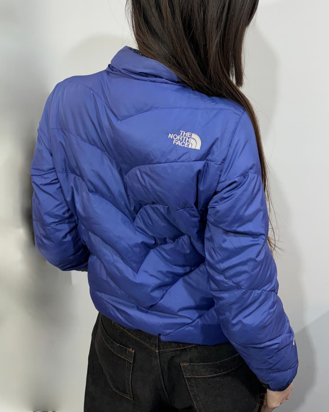 90s 노스페이스 블루 경량 패딩 상품이미지3