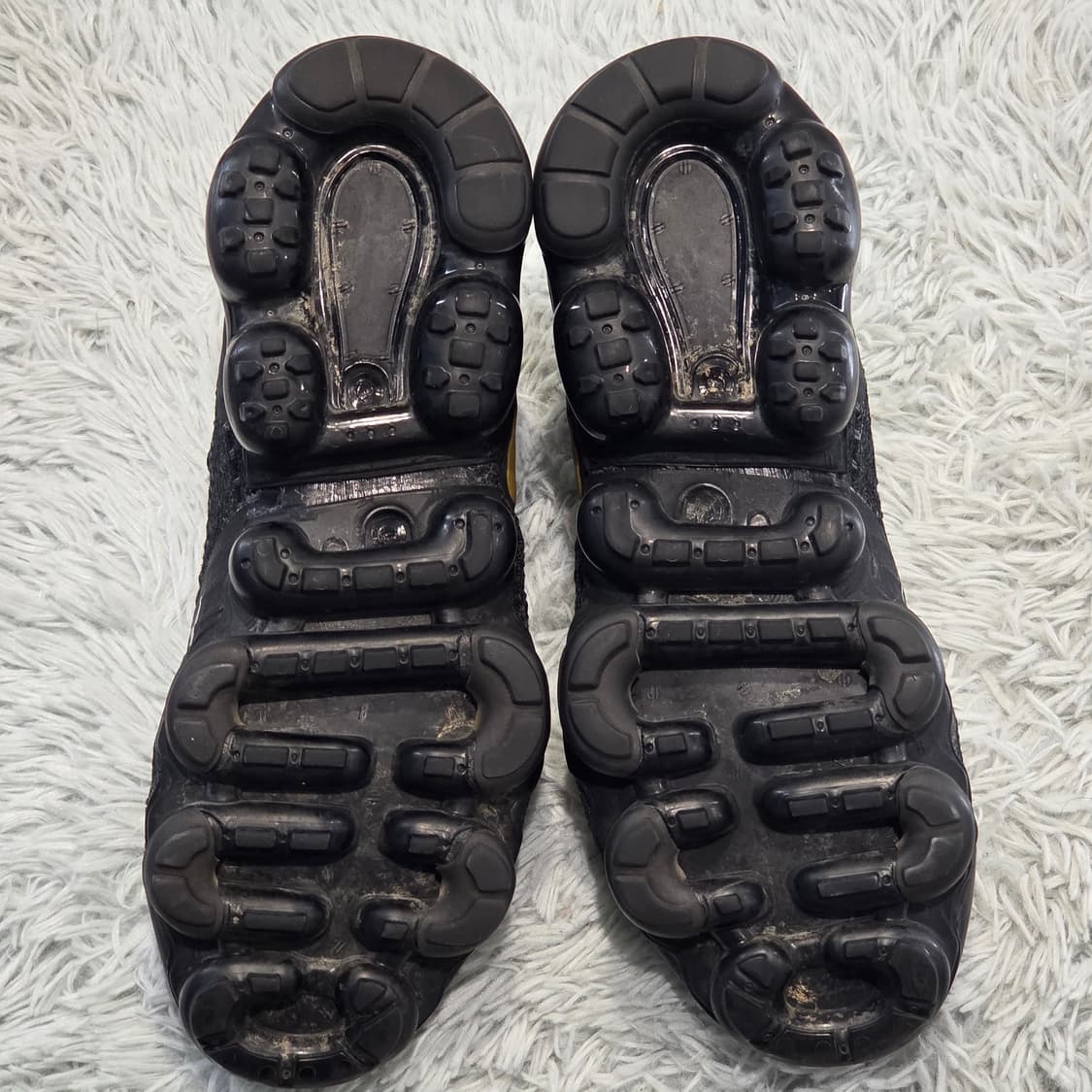 6q-25:나이키 에어 베이퍼맥스 플라이니트 2 블랙-골드 (23 cm) 상품이미지9