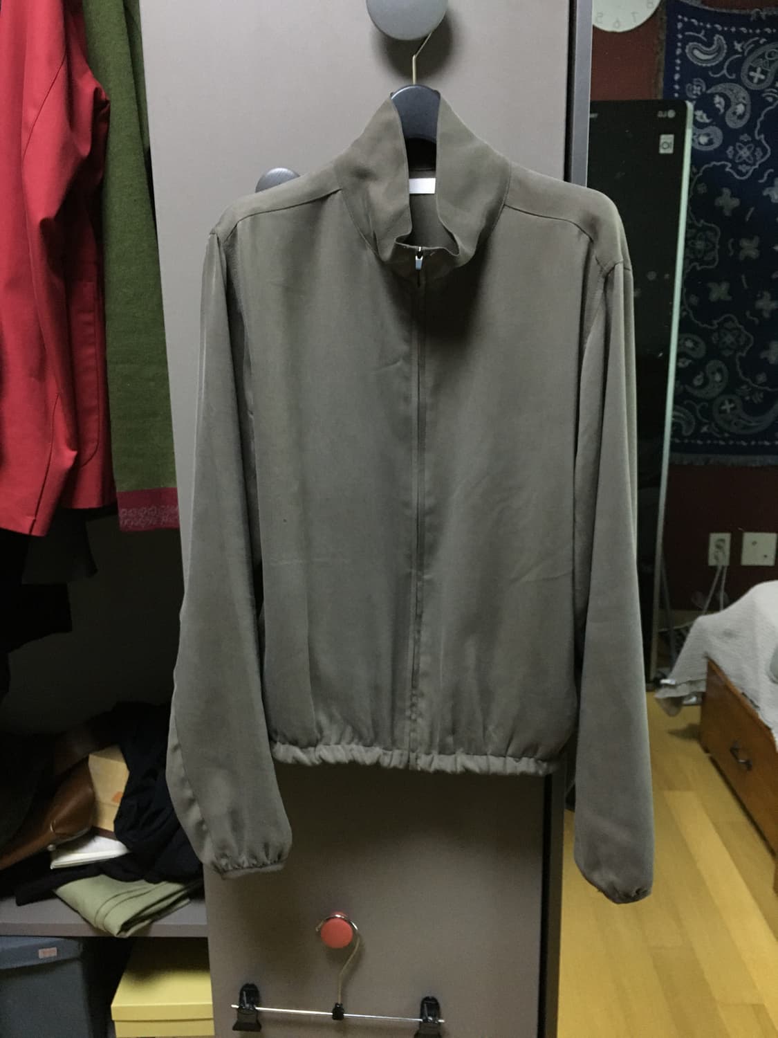 Les cupro zip up 상품이미지1