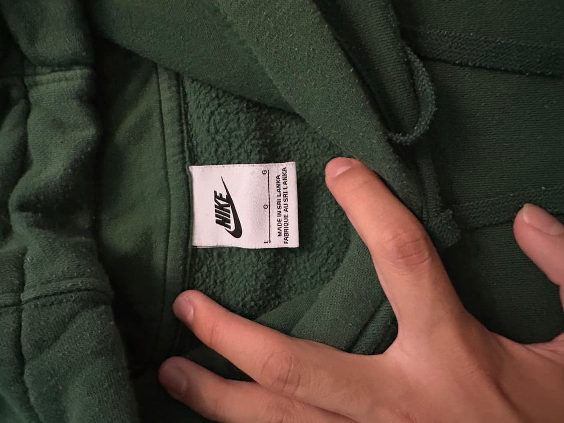 나이키 다크그린 후드티 상품이미지3