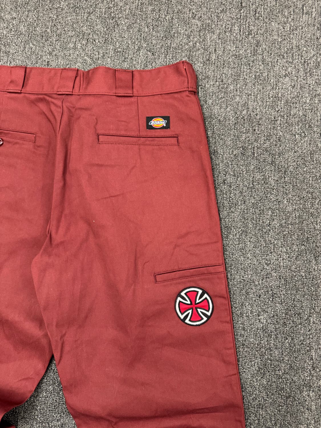 34)디키즈X인디펜던트 버건디 치노팬츠 상품이미지7