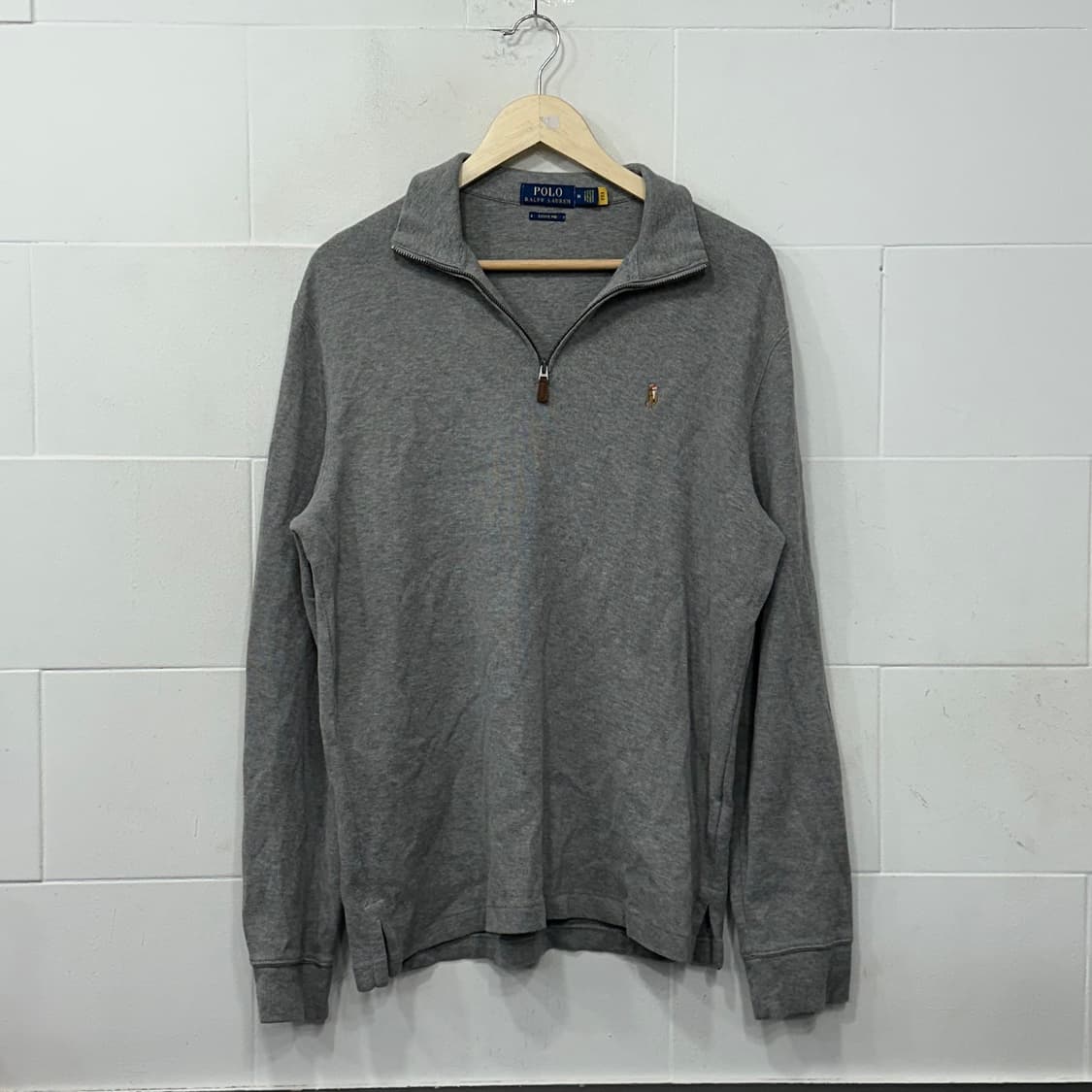 폴로 반집업 니트M 상품이미지1