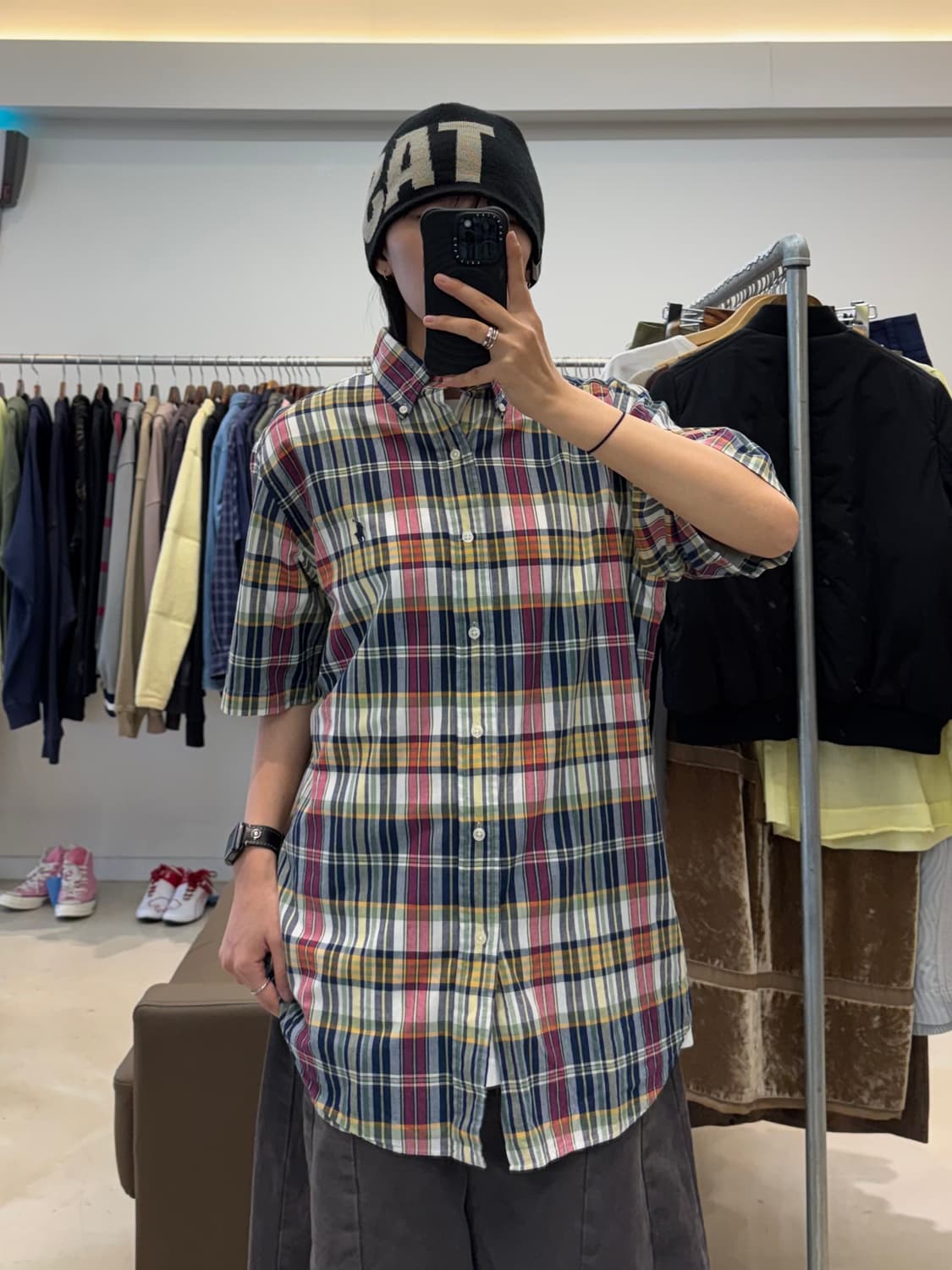 폴로 랄프로렌 체크 반팔 셔츠 상품이미지6