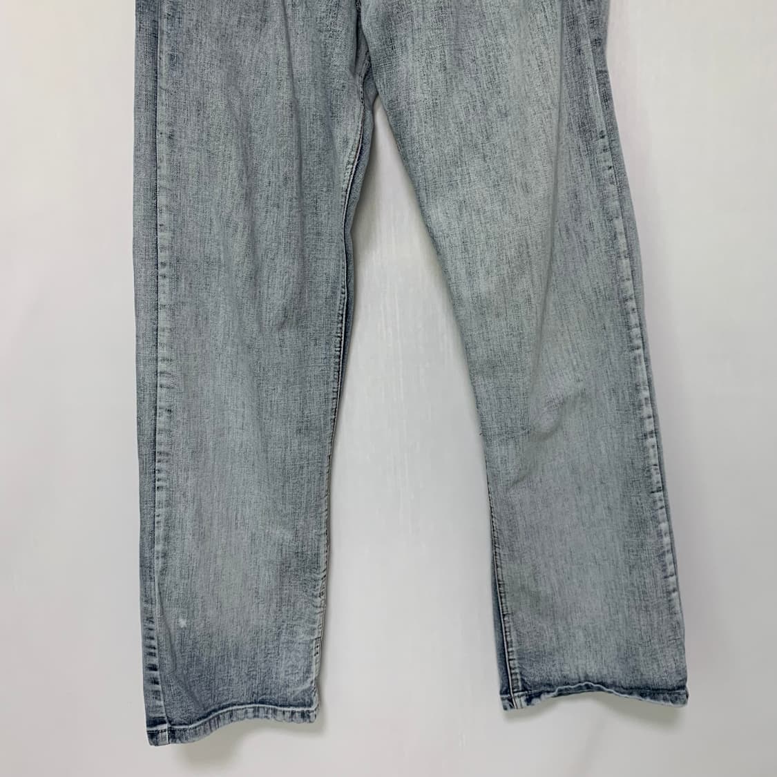 아카데믹스 00s 연청 워싱 데님 팬츠 오리엔탈 자수 빈티지 청바지 36 상품이미지3