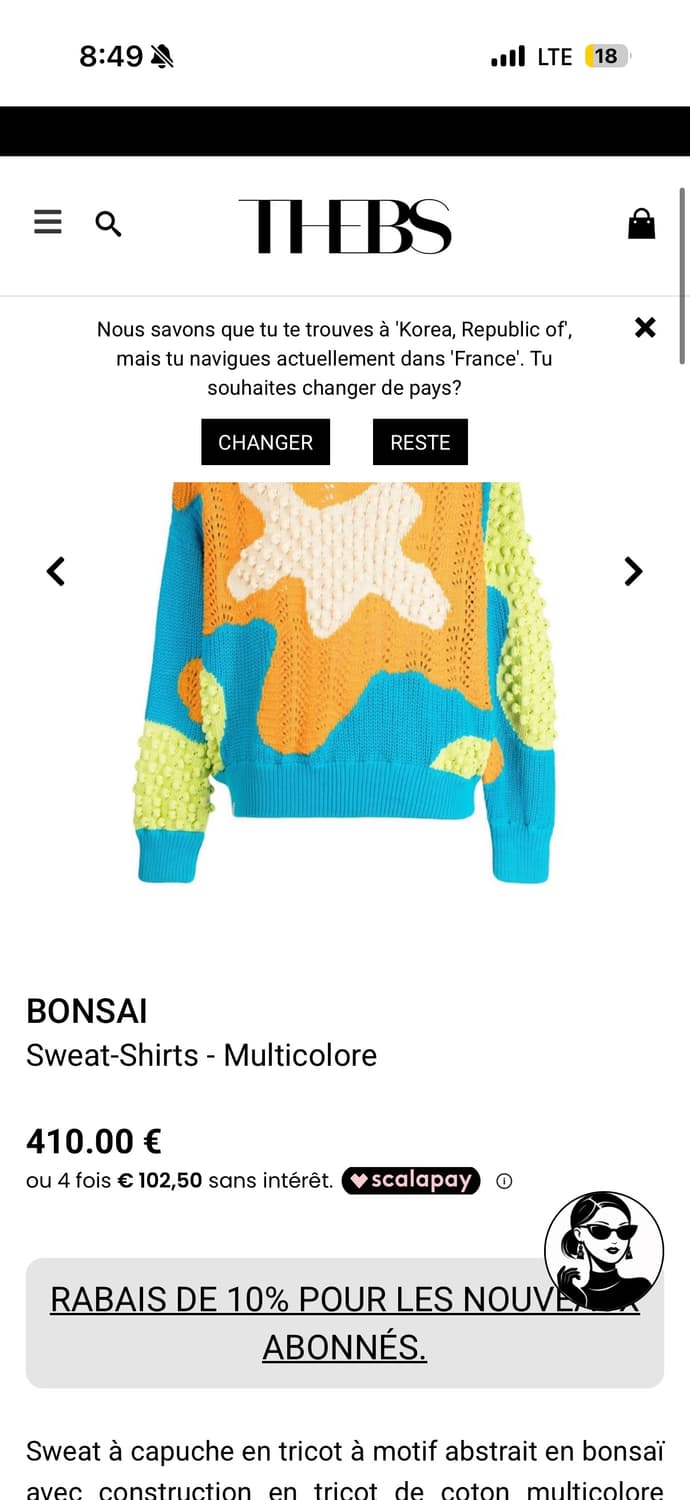 Bonsai 이태리 멀티컬러 후드 상품이미지2