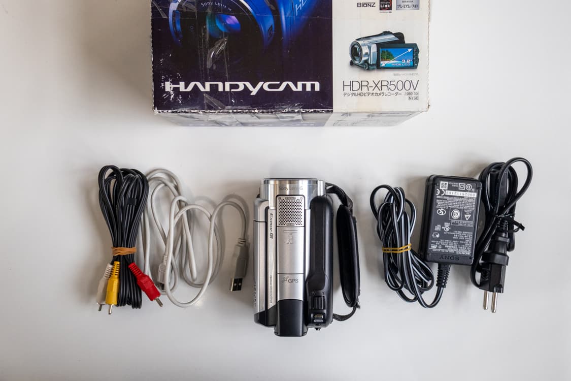 Sony HDR XR500V / 빈티지 디지털 캠코더 상품이미지9