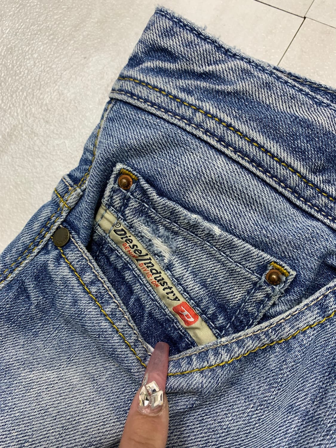 디젤 스트레이트 데님 팬츠 #102 상품이미지4