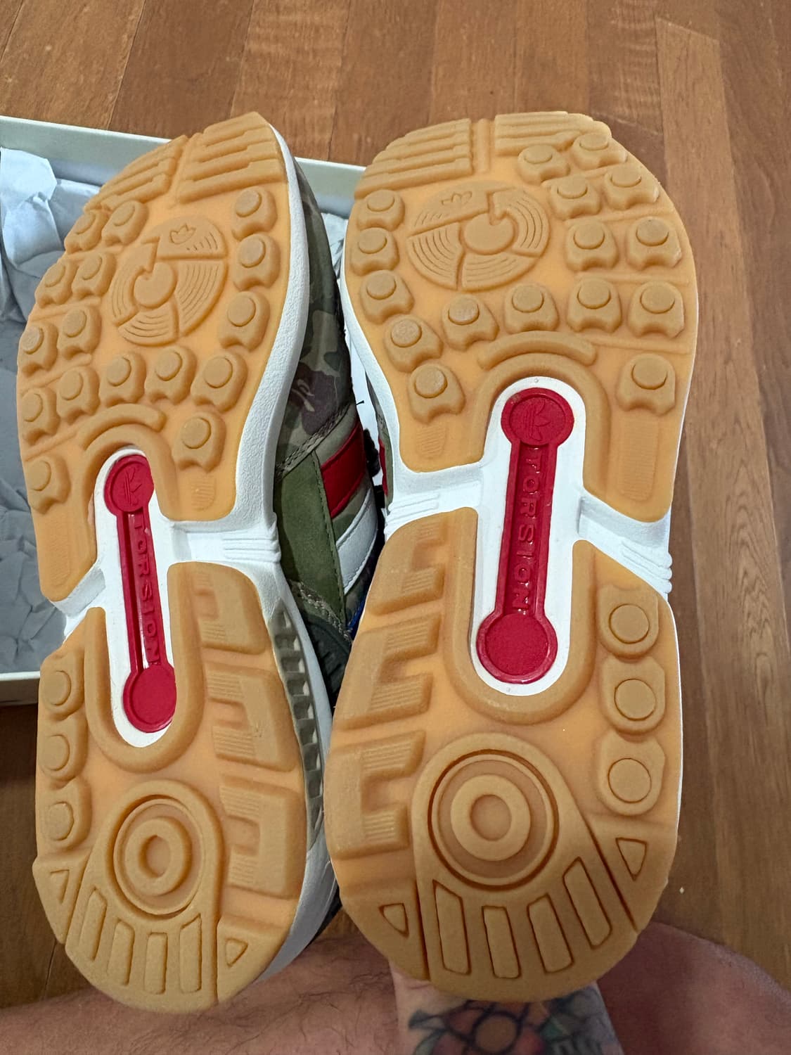 아디다스 ZX5000 언디핏x베이프 220사이즈  상품이미지4