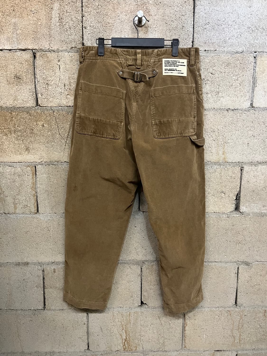 디젤 브라운 코듀로이 팬츠 상품이미지3