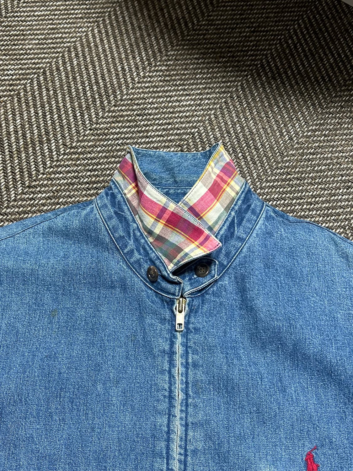[95] 남녀공용 폴로 랄프로렌 데님 집업 블루종 자켓 상품이미지6