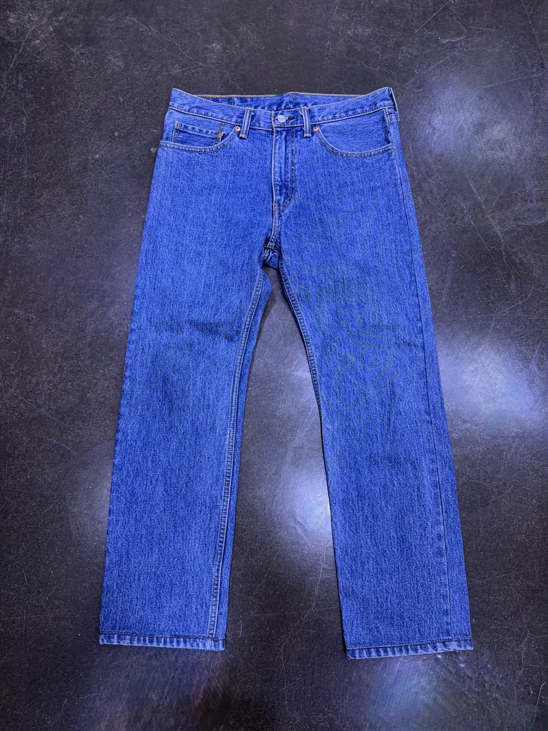 리바이스 505 레귤러 스트레이트핏 스톤워싱 데님팬츠 33 상품이미지1