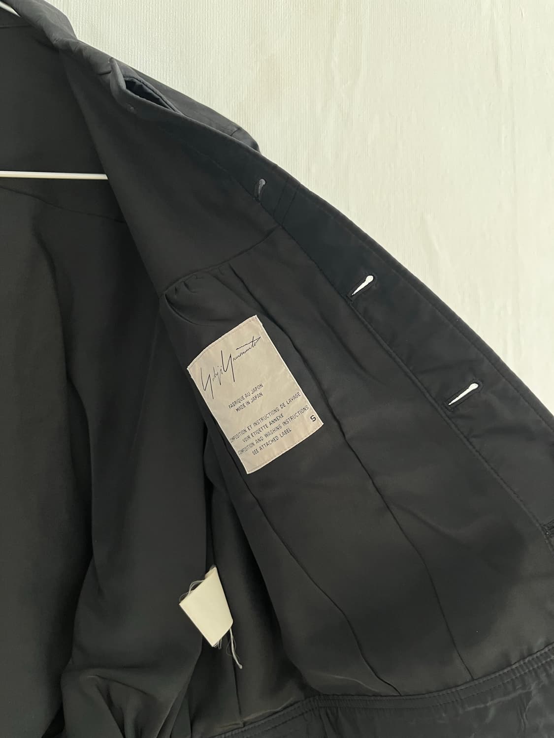 yohji yamamoto 나일론 크롭 자켓 상품이미지4