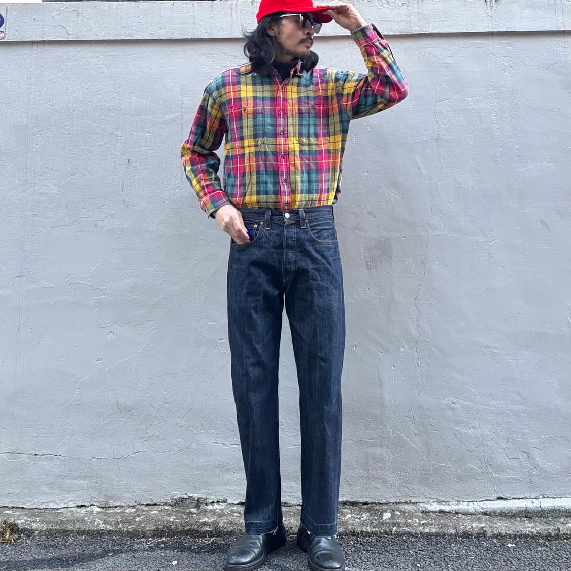 올드 갭 멀티컬로 체크 셔츠 상품이미지9