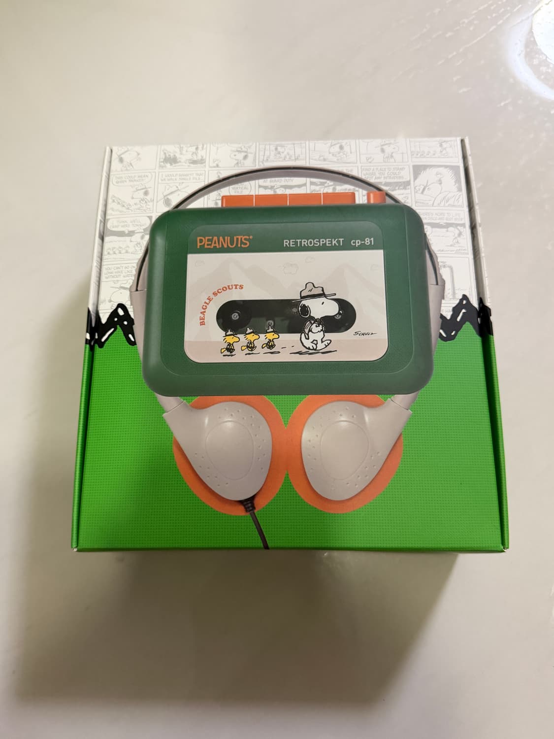 스누피 비글 스카우트 CP-81 카세트 플레이어 + 헤드셋 포함  상품이미지2