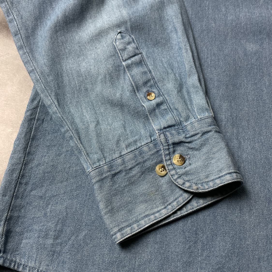 BAY CITY 빈티지 코튼 데님 셔츠 A00564 상품이미지6