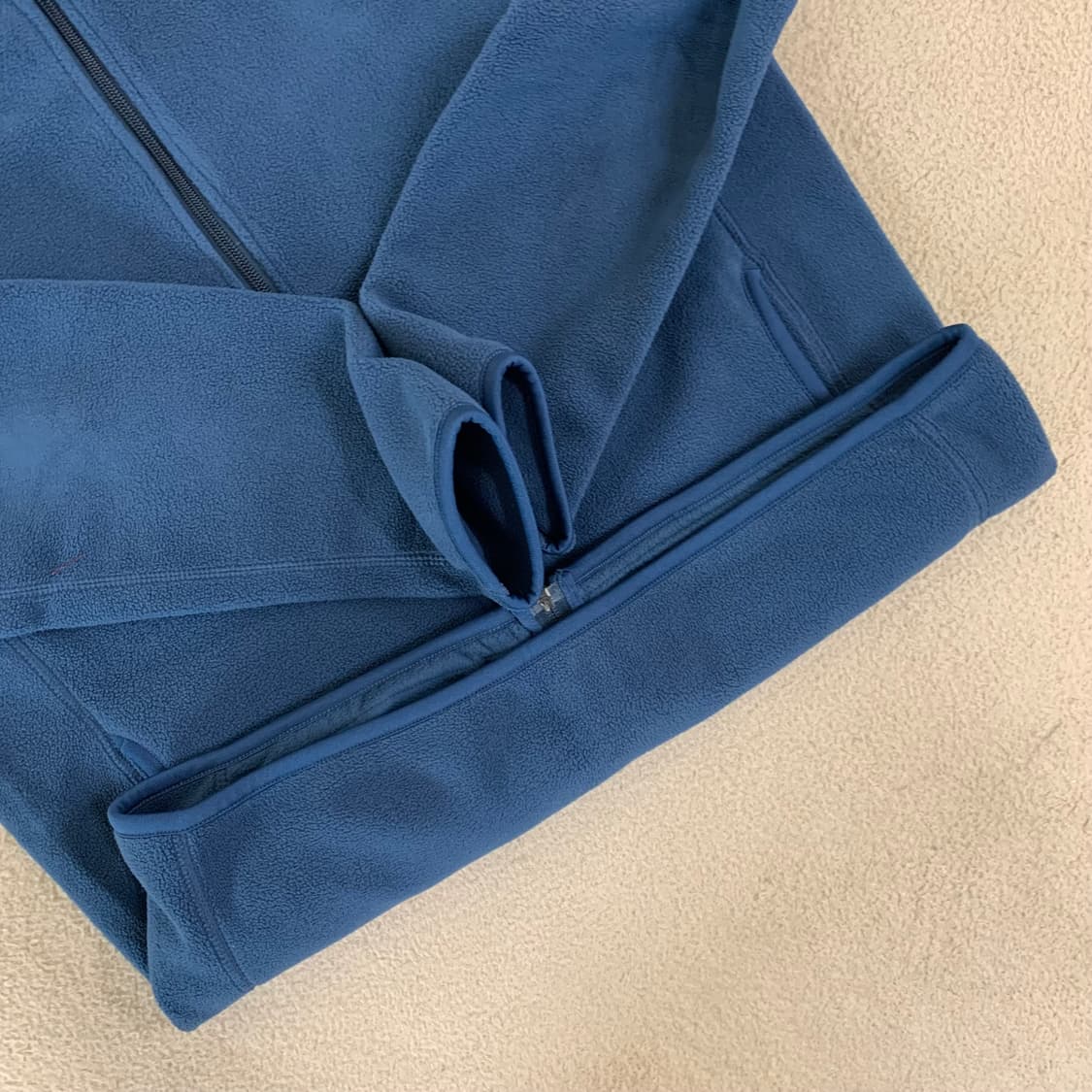 유니클로 후리스(L/블루) 플리스 자켓 상품이미지4