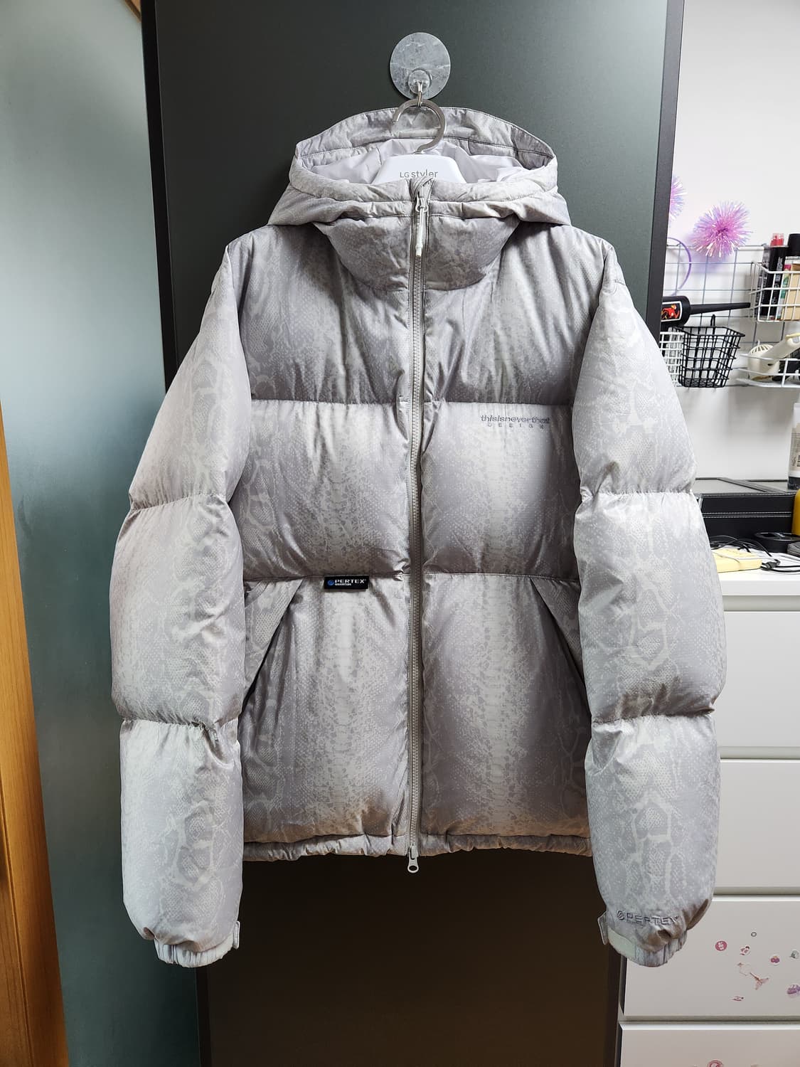 디스이즈네버댓 DSN 후디드 다운자켓 m(100) 상품이미지6