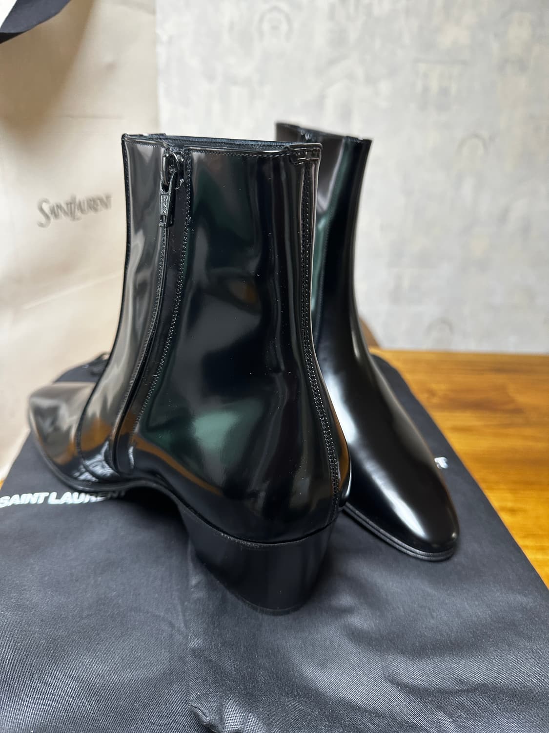 남성 생로랑 바실리 앵클 부츠 상품이미지6