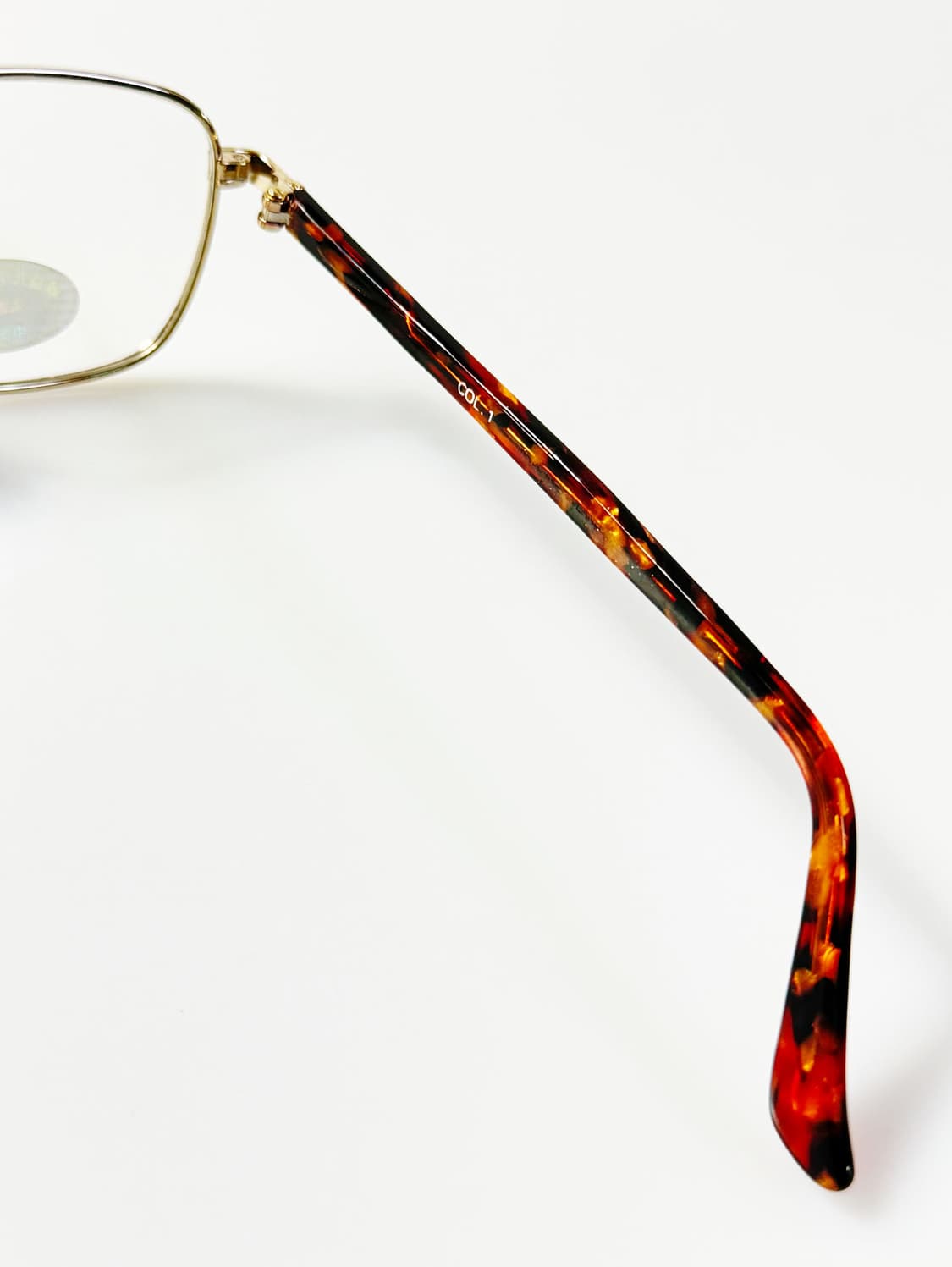 90s PARIM 골드 클래식 스퀘어 메탈 프레임 빈티지 안경 상품이미지6