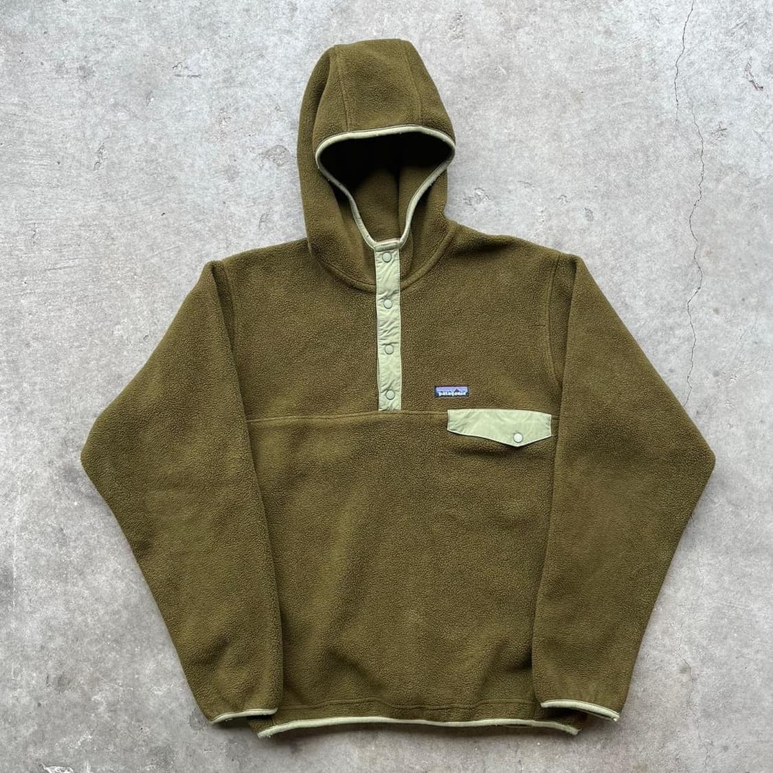 10s 파타고니아 신칠라 스냅-T 후디 카키 상품이미지2