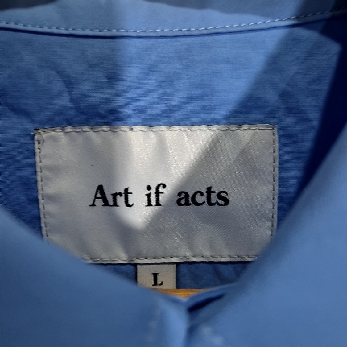 아트이프액트 솔리드 반팔 셔츠 상품이미지4