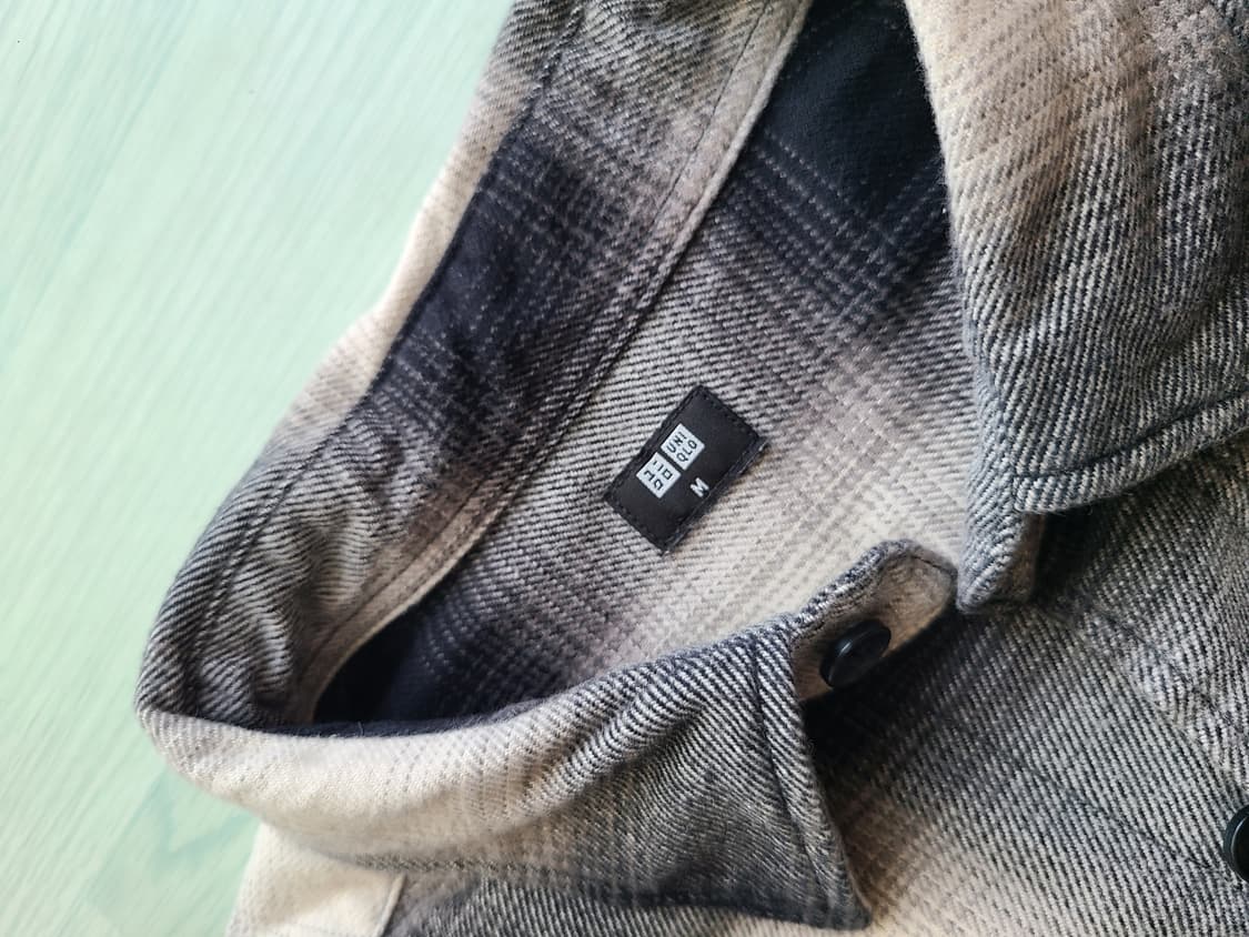 [M] 유니클로 플란넬 셔츠 판매 상품이미지3