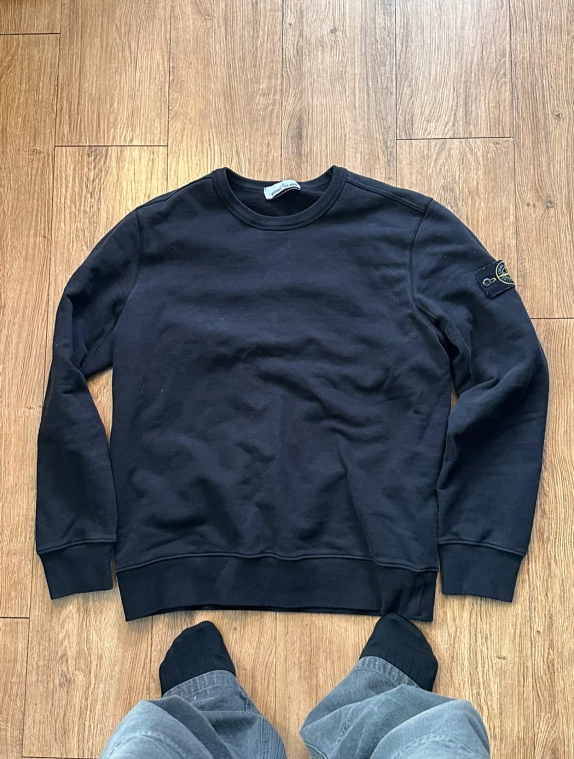 스톤아일랜드 블랙맨투맨 L 상품이미지1