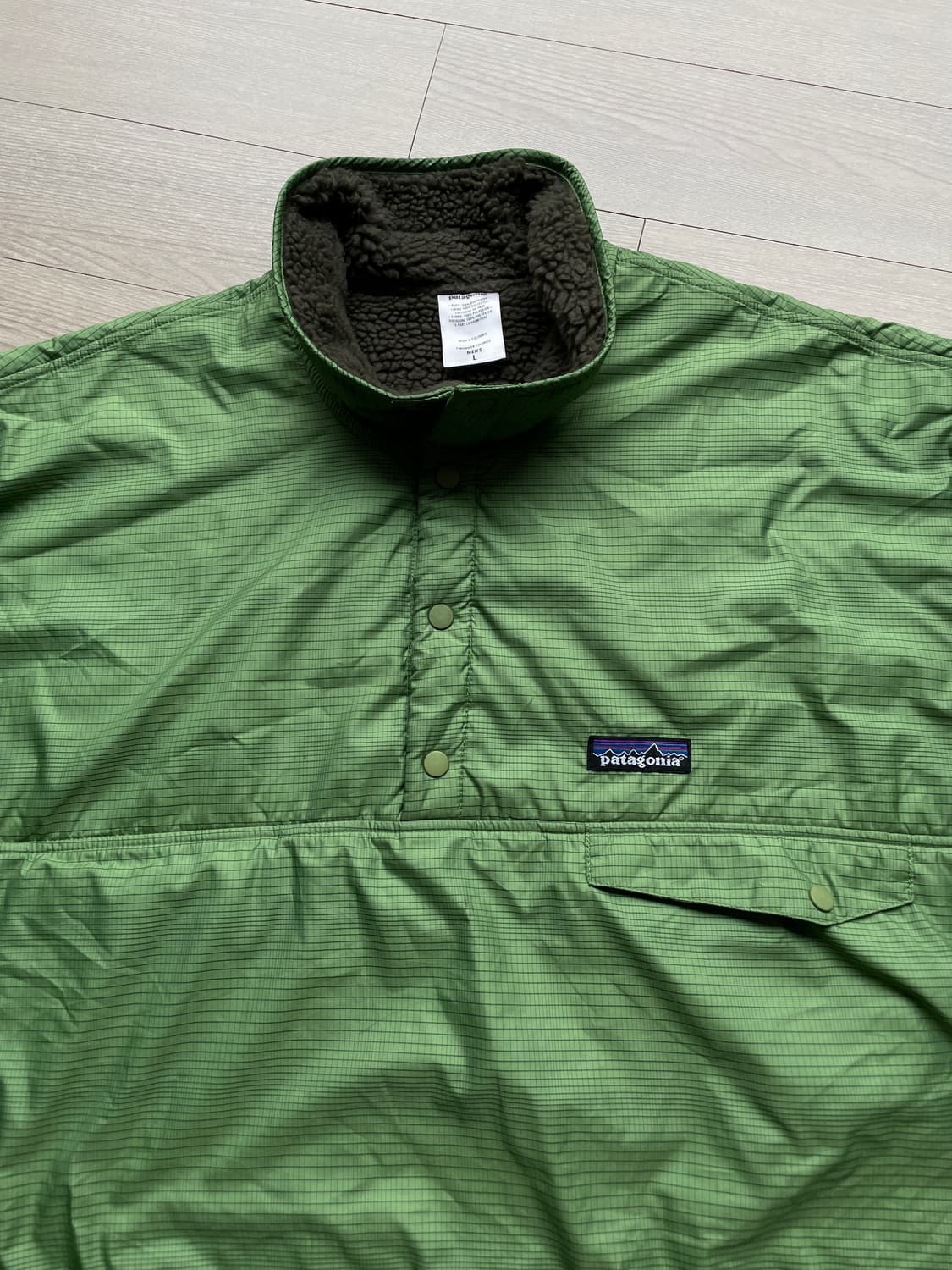 파타고니아 글리세이드 그린 딥파일 리버서블 상품이미지6