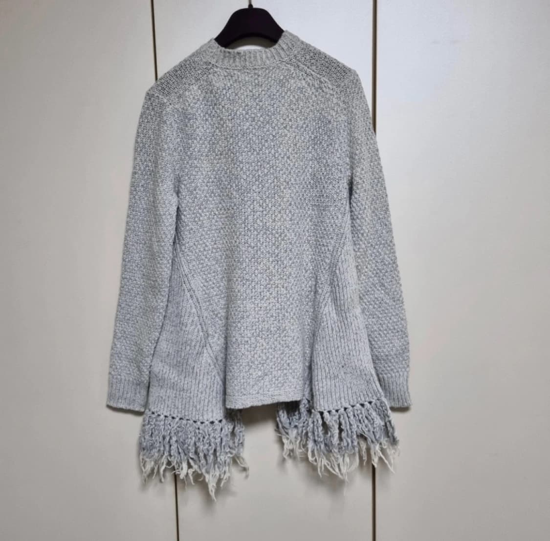 THAKOON 회색 프린지 니트 스웨터 82 (55) 상품이미지2