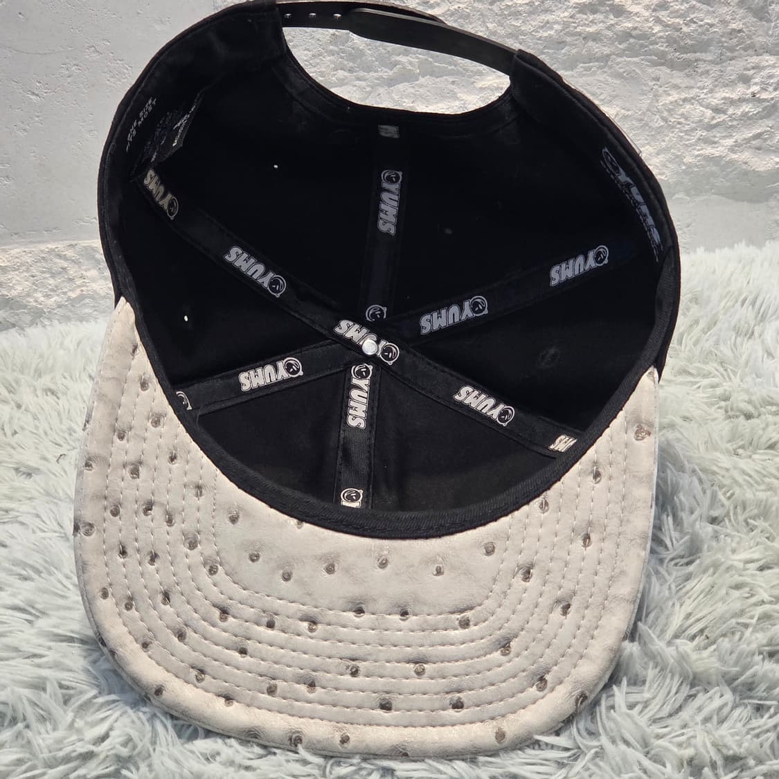 p8-5:YUMS 스마일 플레이트 스냅백(Free약 56-60cm) 상품이미지6