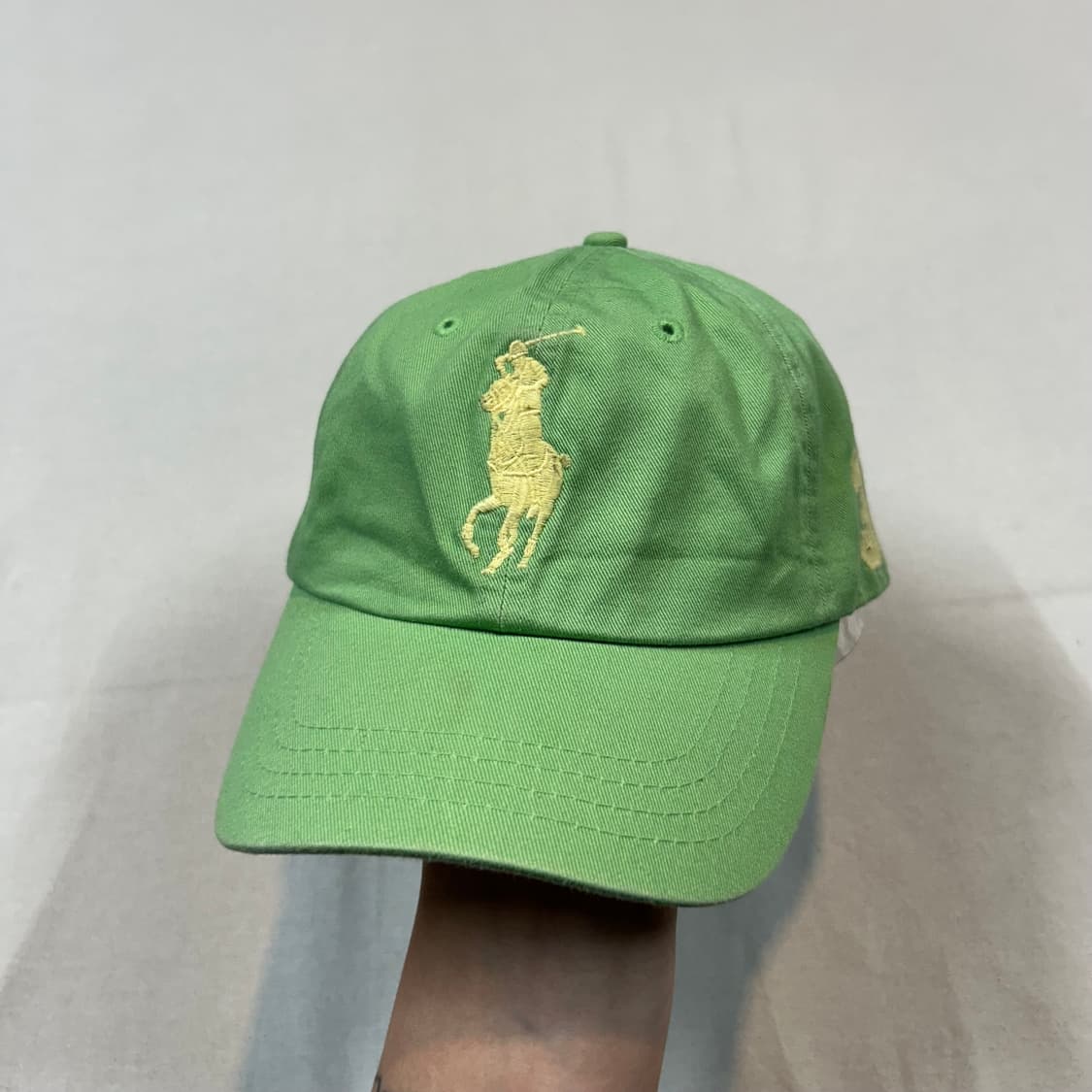 폴로 랄프로렌 빅포니 볼캡 모자 가죽스트랩 정품 상품이미지1