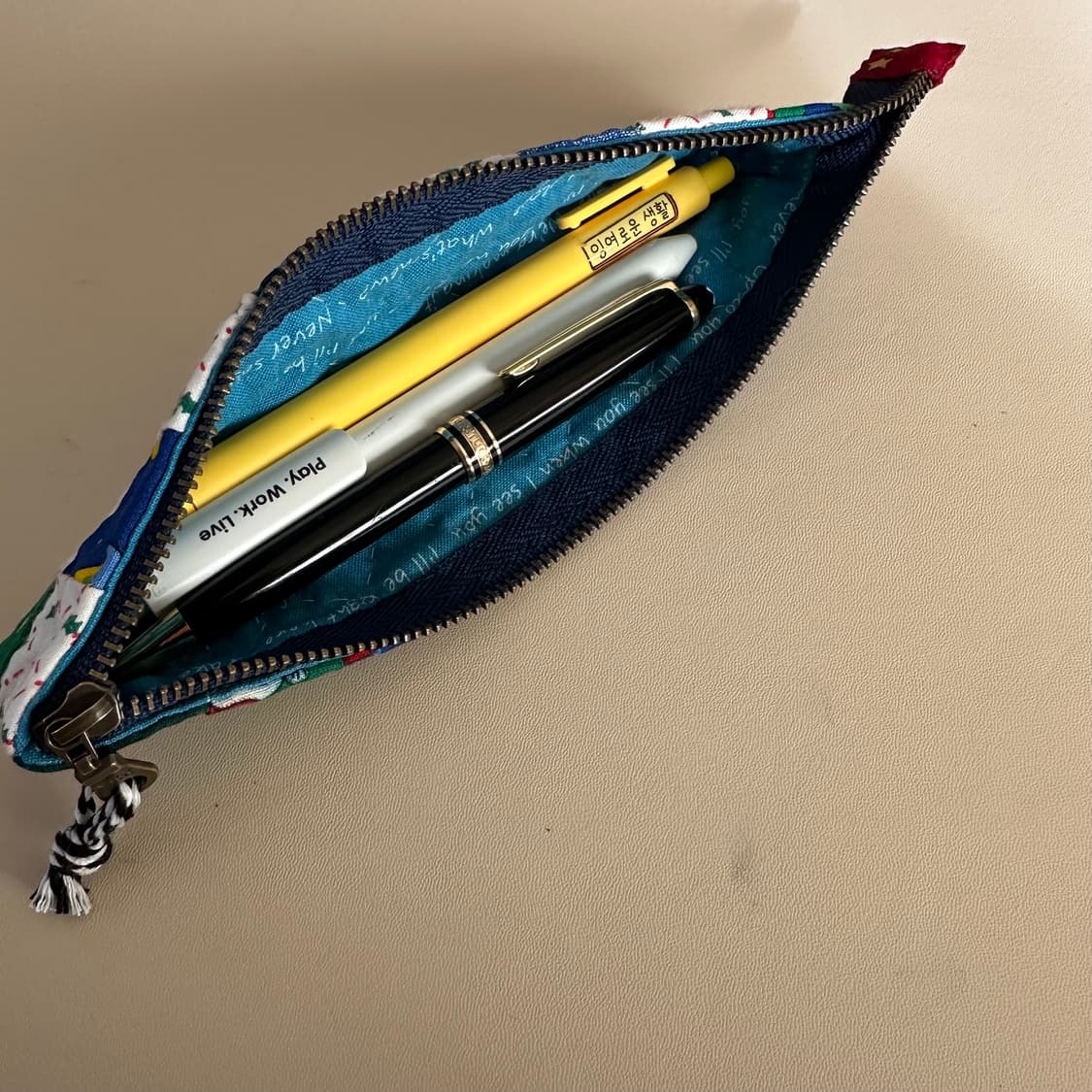 메리 크리스마스 필통 / 브러쉬파우치 / 퀼트 파우치  상품이미지3