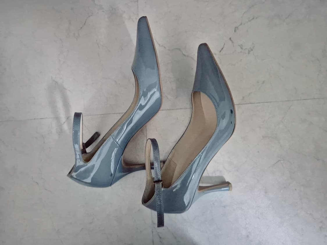 새상품 블랑쇼 레이디 스트랩 힐 Lady strap heel 스카이 블루 상품이미지2