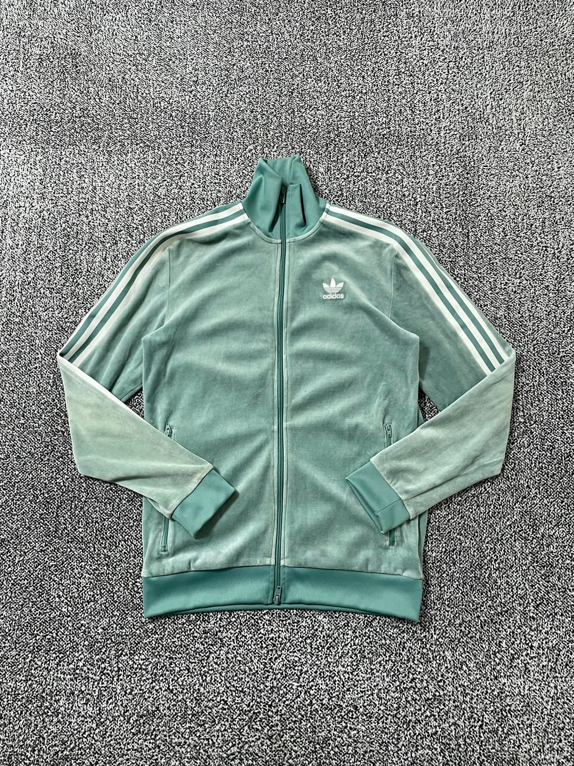 빈티지9. 아디다스 오리지널스 벨루어 벨벳 코지 트랙탑 져지 자켓 상품이미지1