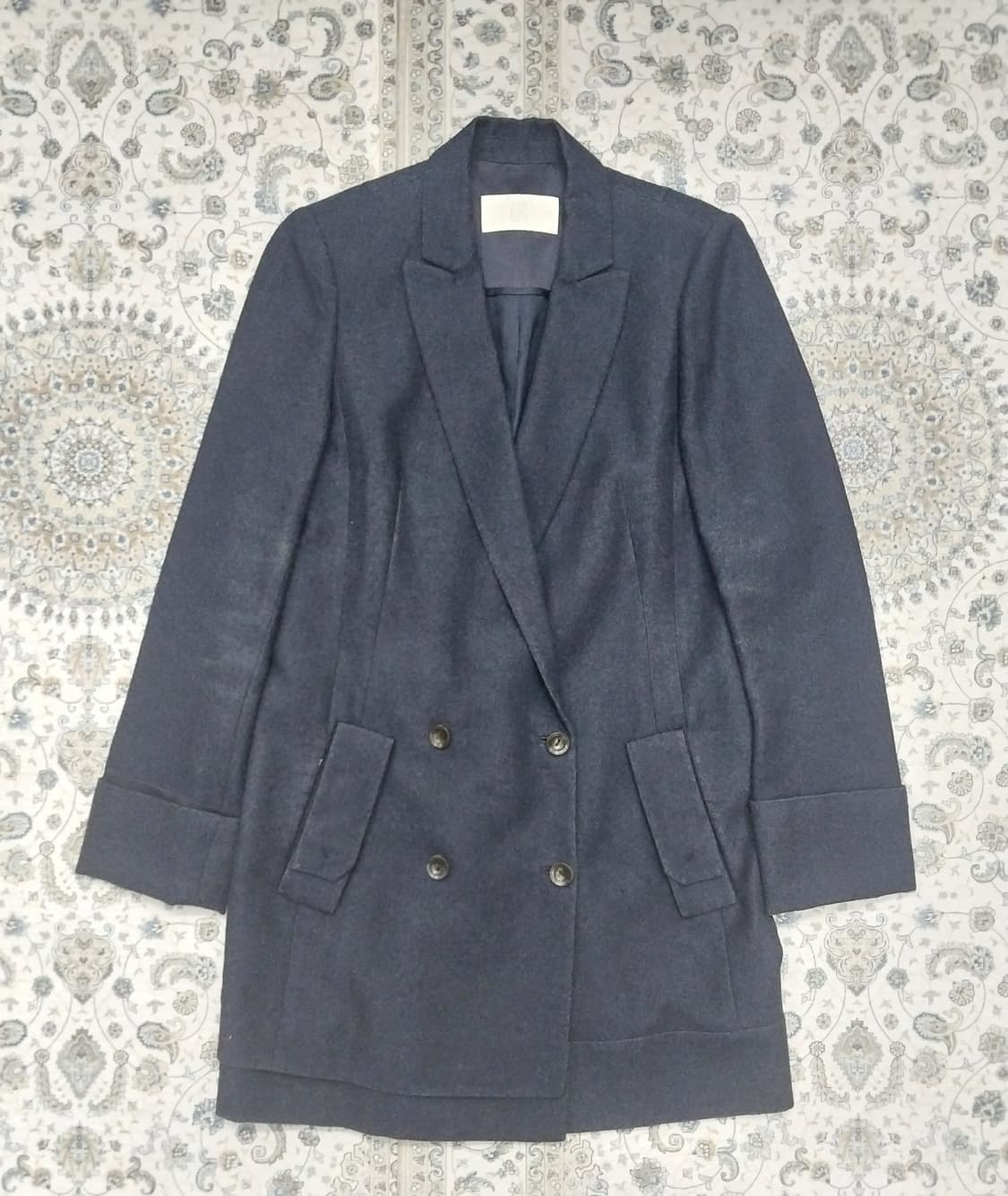 KUHO 구호 울 혼방 더블 브레스트 네이비 자켓 (55까지) 상품이미지1