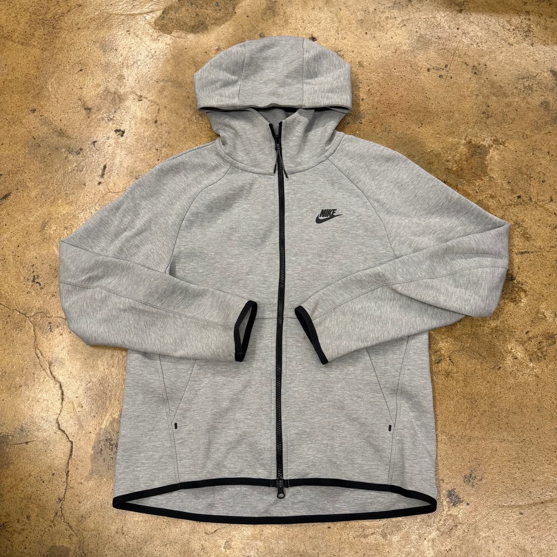 [정품/95,M] 나이키 테크팩 후드집업 그레이 b10 상품이미지2
