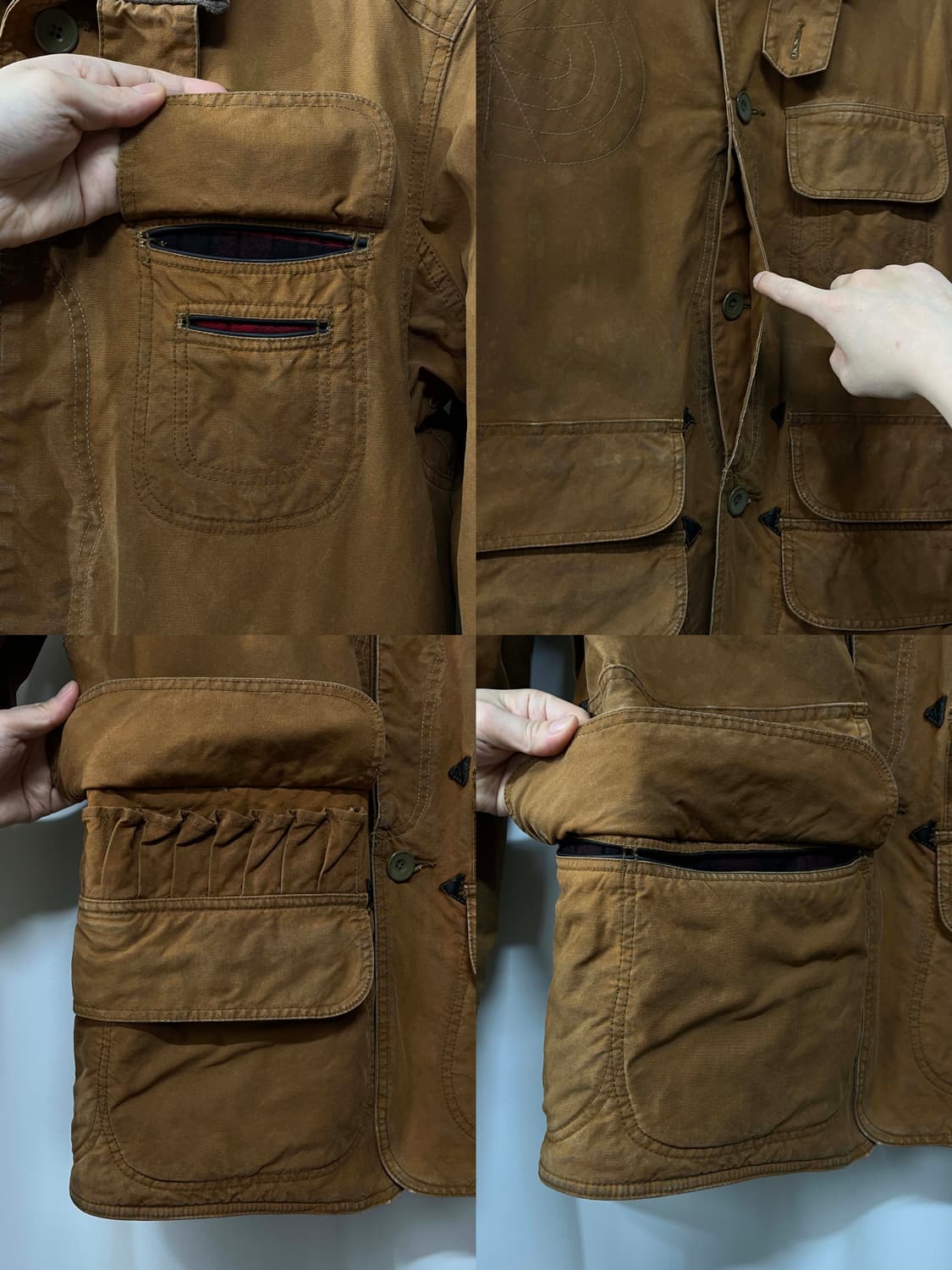 폴로 랄프로렌 러프아웃 탄베이지 버팔로 모호크 헌팅 필드자켓 상품이미지8