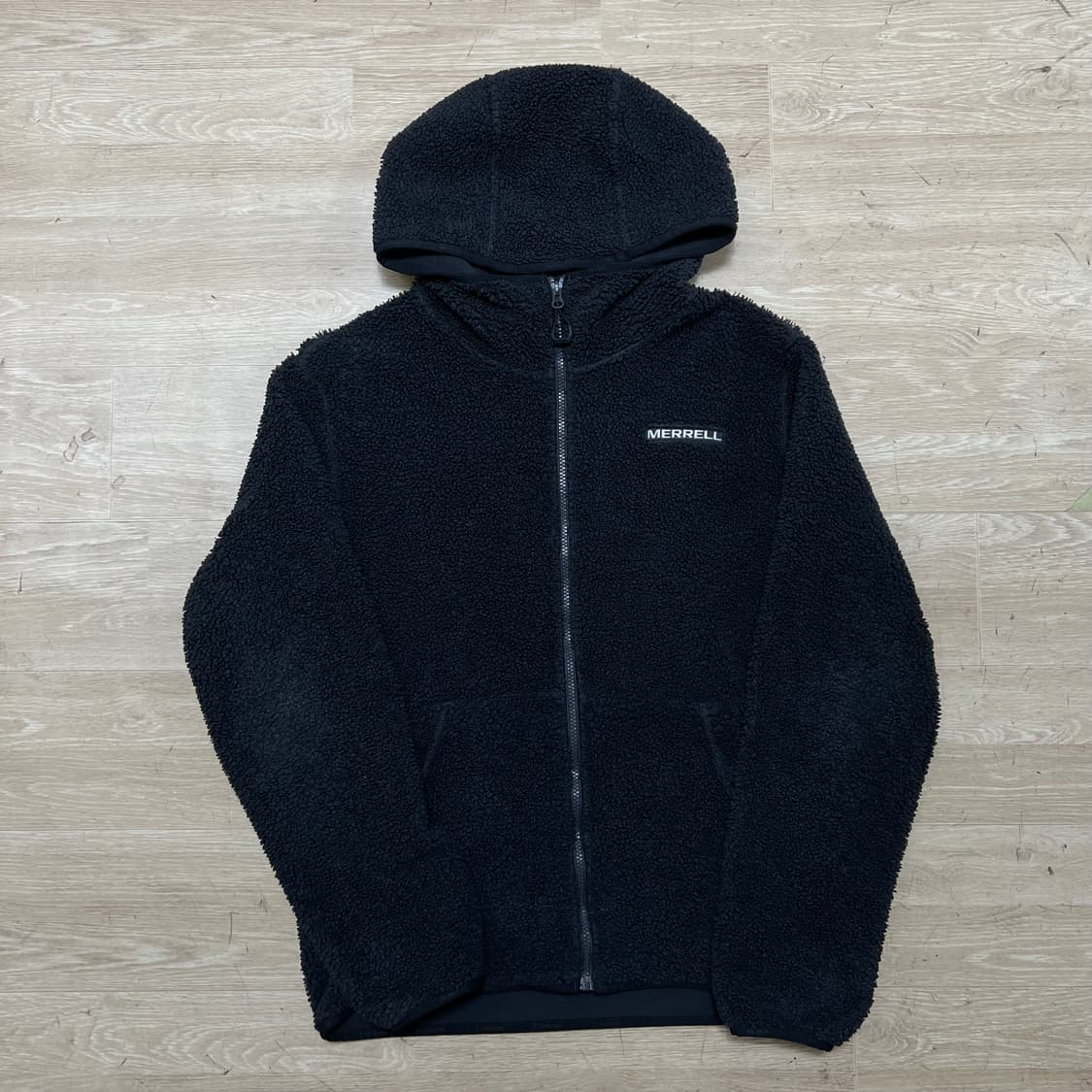 머렐 와펜 뽀글이 후리스 플리스 후드자켓 [블랙] L/100 상품이미지1