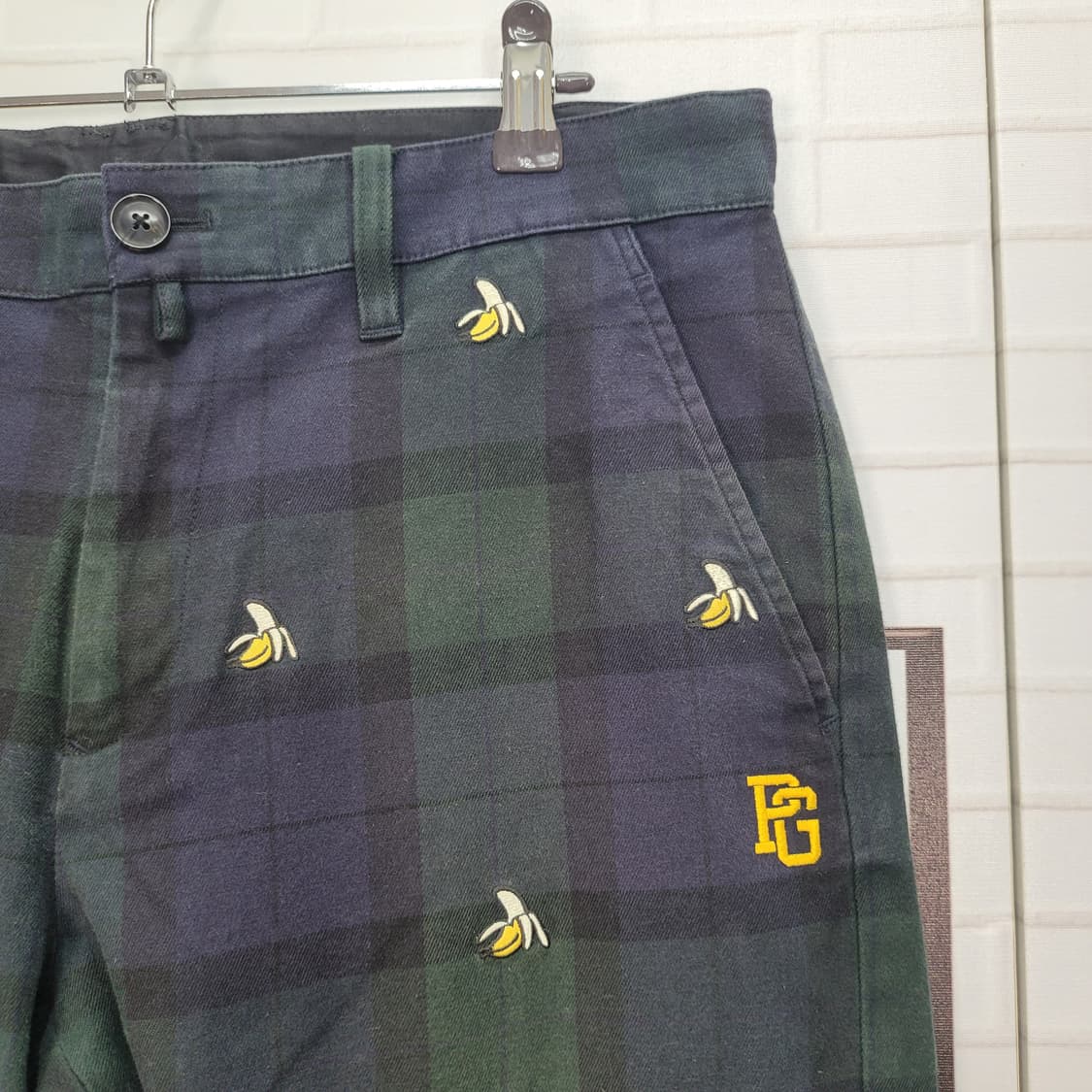 파리게이츠 골프 자수 긴바지 팬츠 5사이즈 33인치 상품이미지3