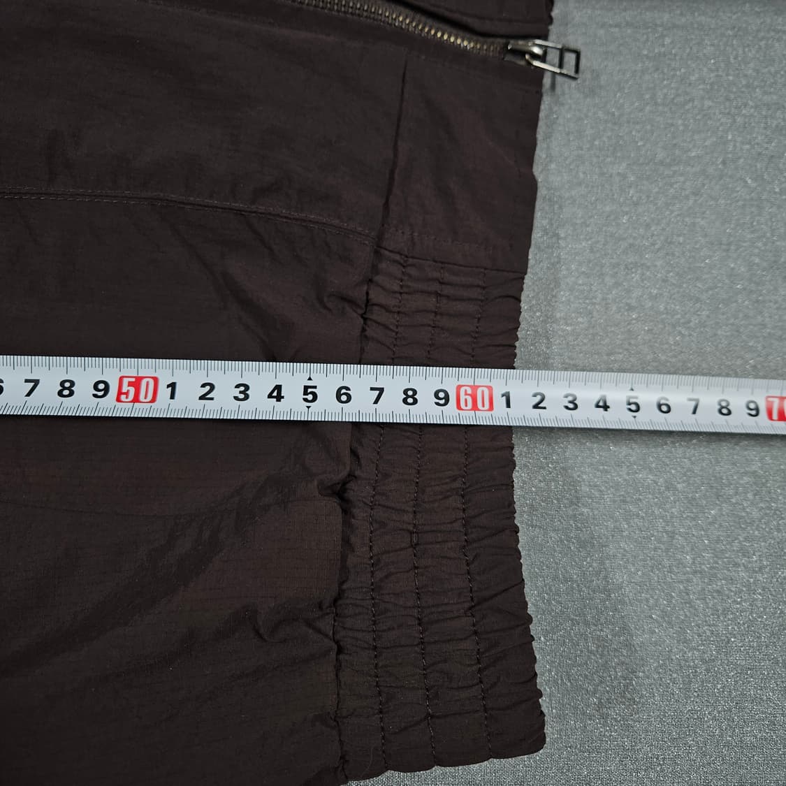 브라운 미니멀 블루종 숏 자켓 상품이미지6