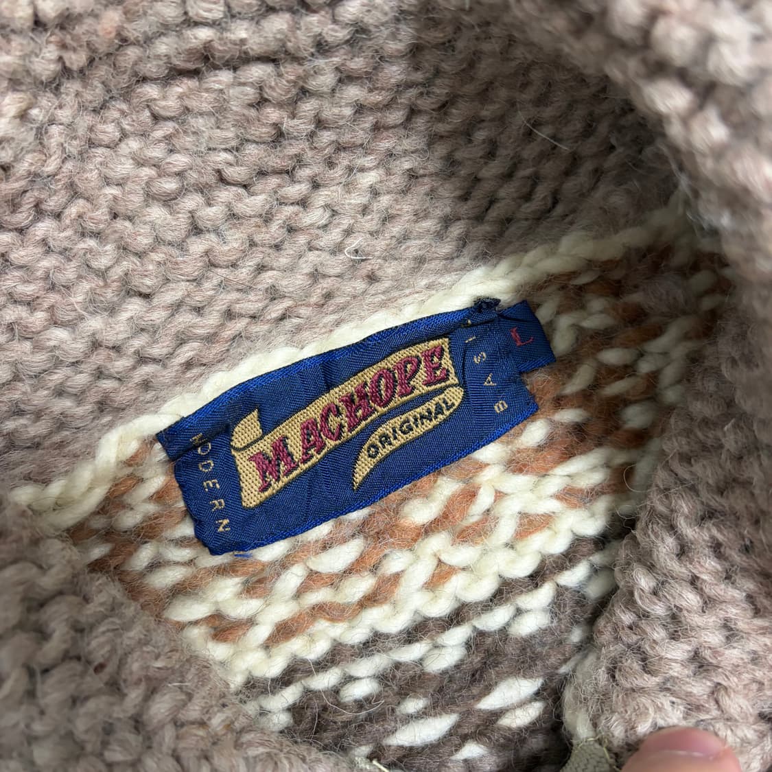 MACHOPE 맥호프 코위찬 니트 자켓 상품이미지4